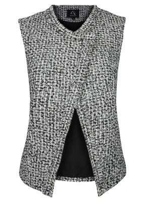 M.Infisavo Asymmetry Tweed Vest