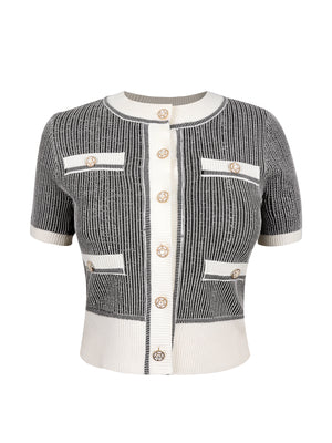 M.Infisavo Sweater Cardigan Tops Shirts