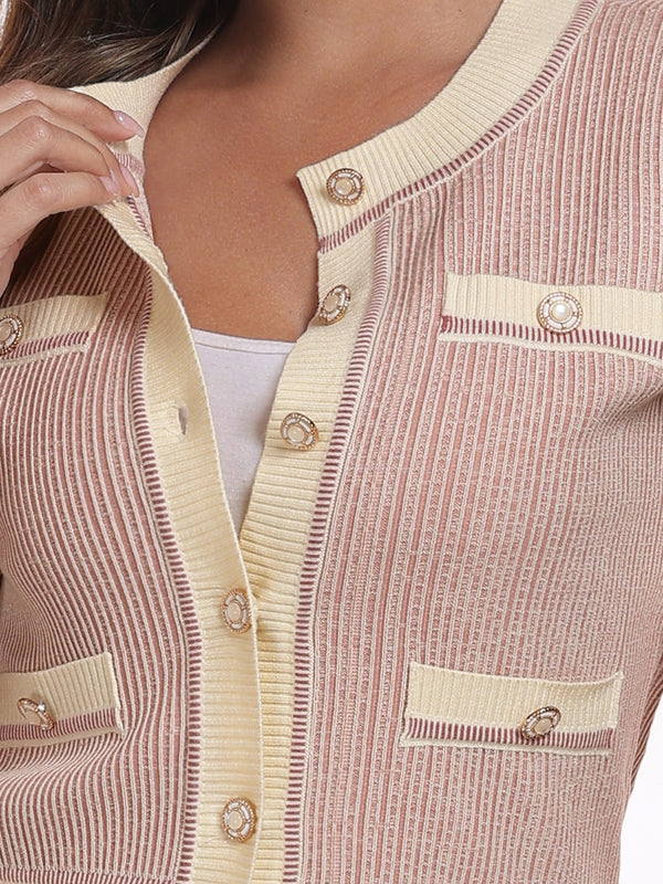M.Infisavo Sweater Cardigan Tops Shirts