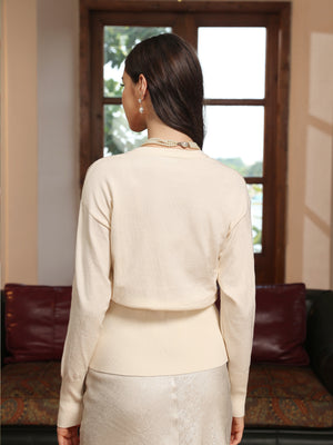 M.Infisavo Long Sleeve Cardigan Sweater Outerwear