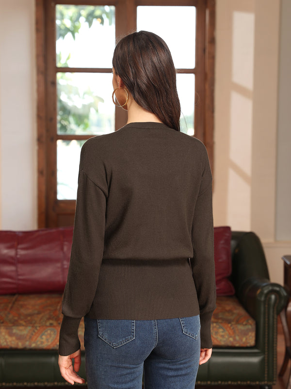 M.Infisavo Long Sleeve Cardigan Sweater Outerwear