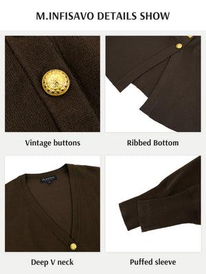M.Infisavo Long Sleeve Cardigan Sweater Outerwear