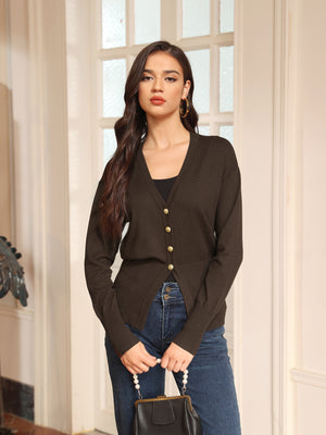 M.Infisavo Long Sleeve Cardigan Sweater Outerwear