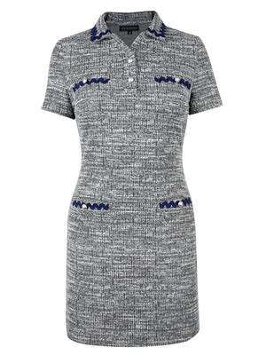 M.Infisavo Womens Tweed Dress #MFD004