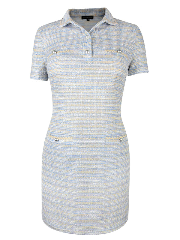 M.Infisavo Womens Tweed Dress #MFD004