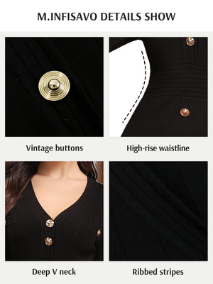 M.Infisavo Sweater Knit Bodycon Dress