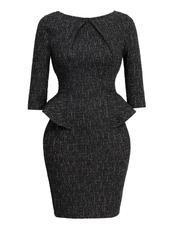 M.Infisavo Womens Peplum Sheath Dress #MFD011