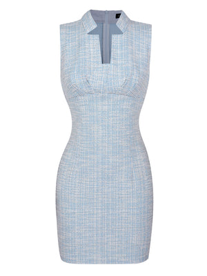 M.Infisavo Women's Tweed Pencil Dresses #MFD016