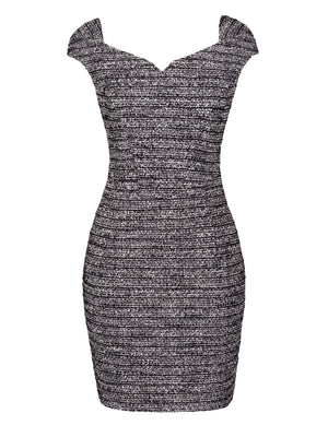 M.Infisavo Women's Elegant Tweed Dresses