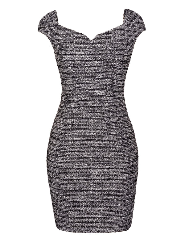 M.Infisavo Women's Elegant Tweed Dresses