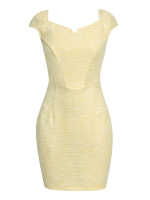 M.Infisavo Women's Elegant Tweed Dresses