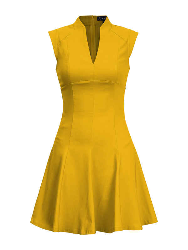 M.Infisavo Women Deep V Neck Flowy Dresses #MFD025