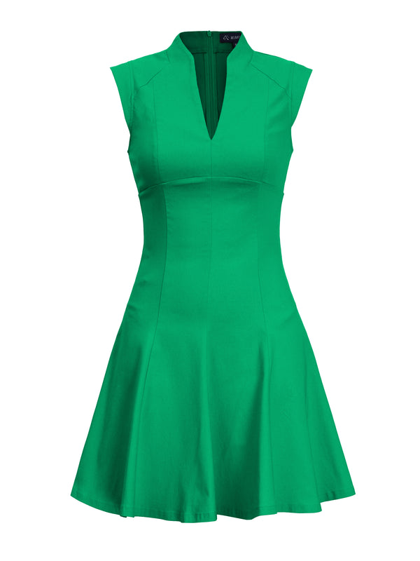 M.Infisavo Women Deep V Neck Flowy Dresses #MFD025