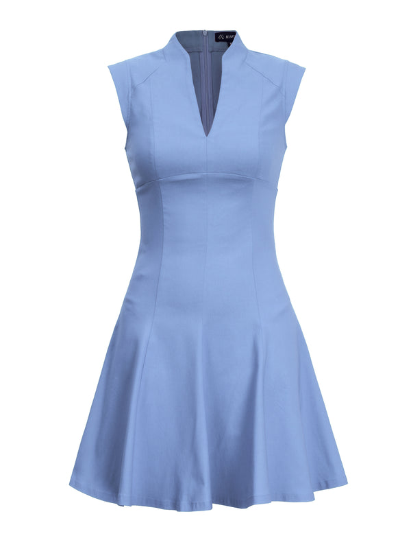 M.Infisavo Women Deep V Neck Flowy Dresses #MFD025
