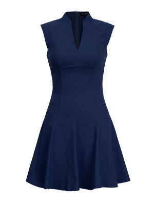 M.Infisavo Women Deep V Neck Flowy Dresses #MFD025