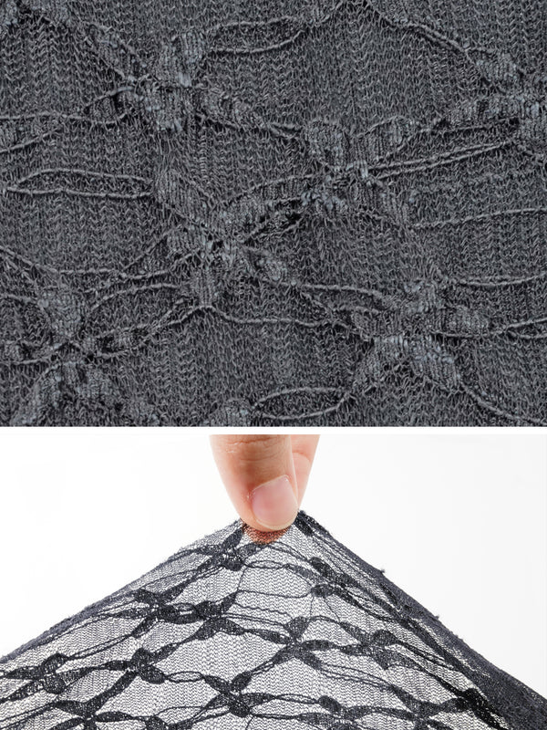 M.Infisavo Womens Lace Midi Dress Western Boho Ruffle Dress #MFD028