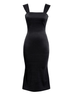 M.Infisavo 2026 Off-The-Shoulder Cocktail Midi Dress for Women #MFD029