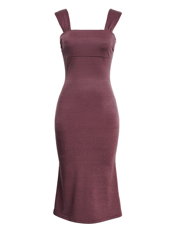 M.Infisavo 2026 Off-The-Shoulder Cocktail Midi Dress for Women #MFD029