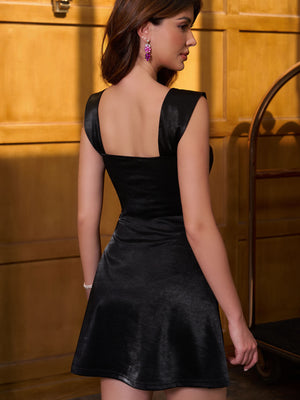 M.Infisavo Women's Off Shoulder Glitter Dresses